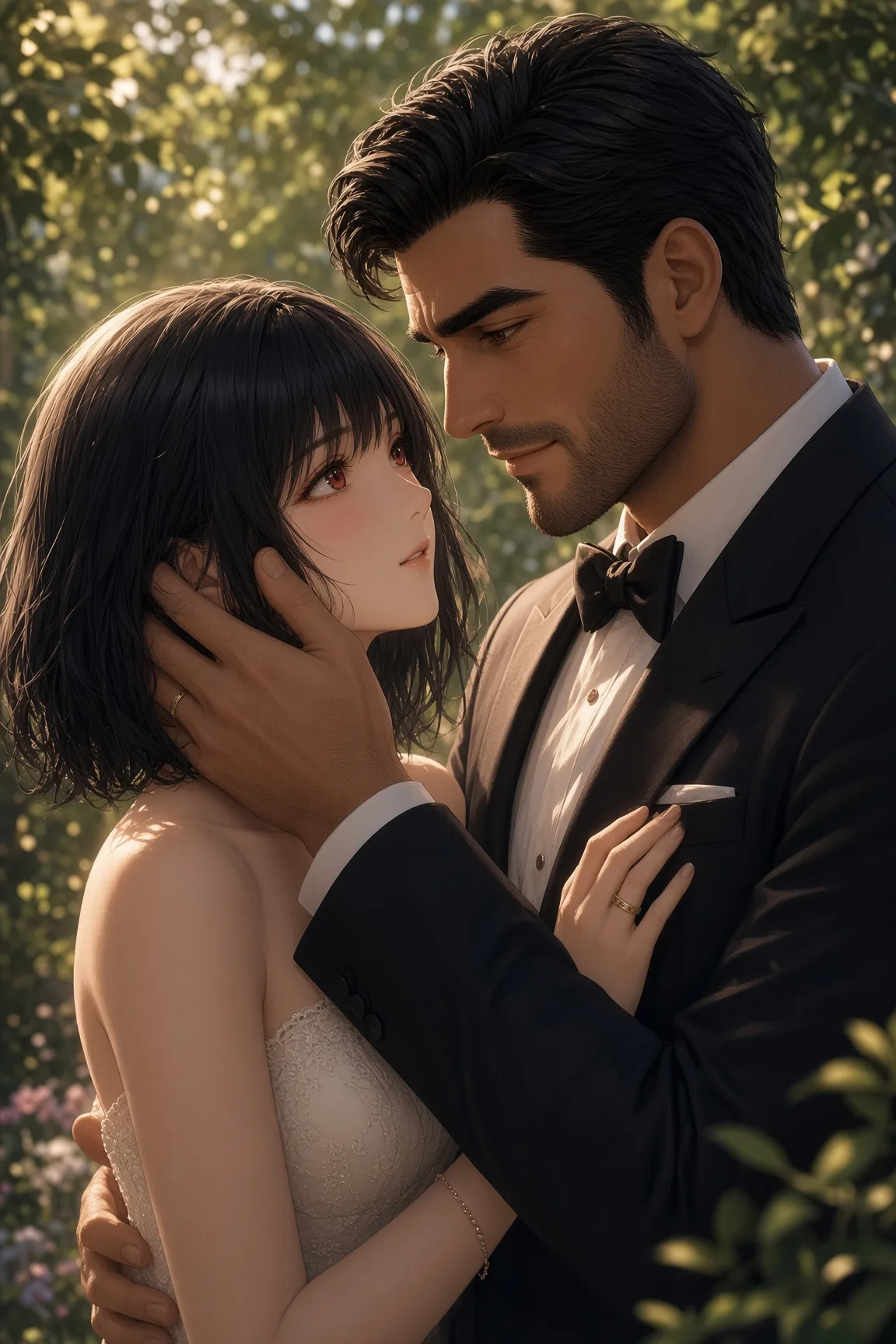 Warm Garden Gaze Holds Soft