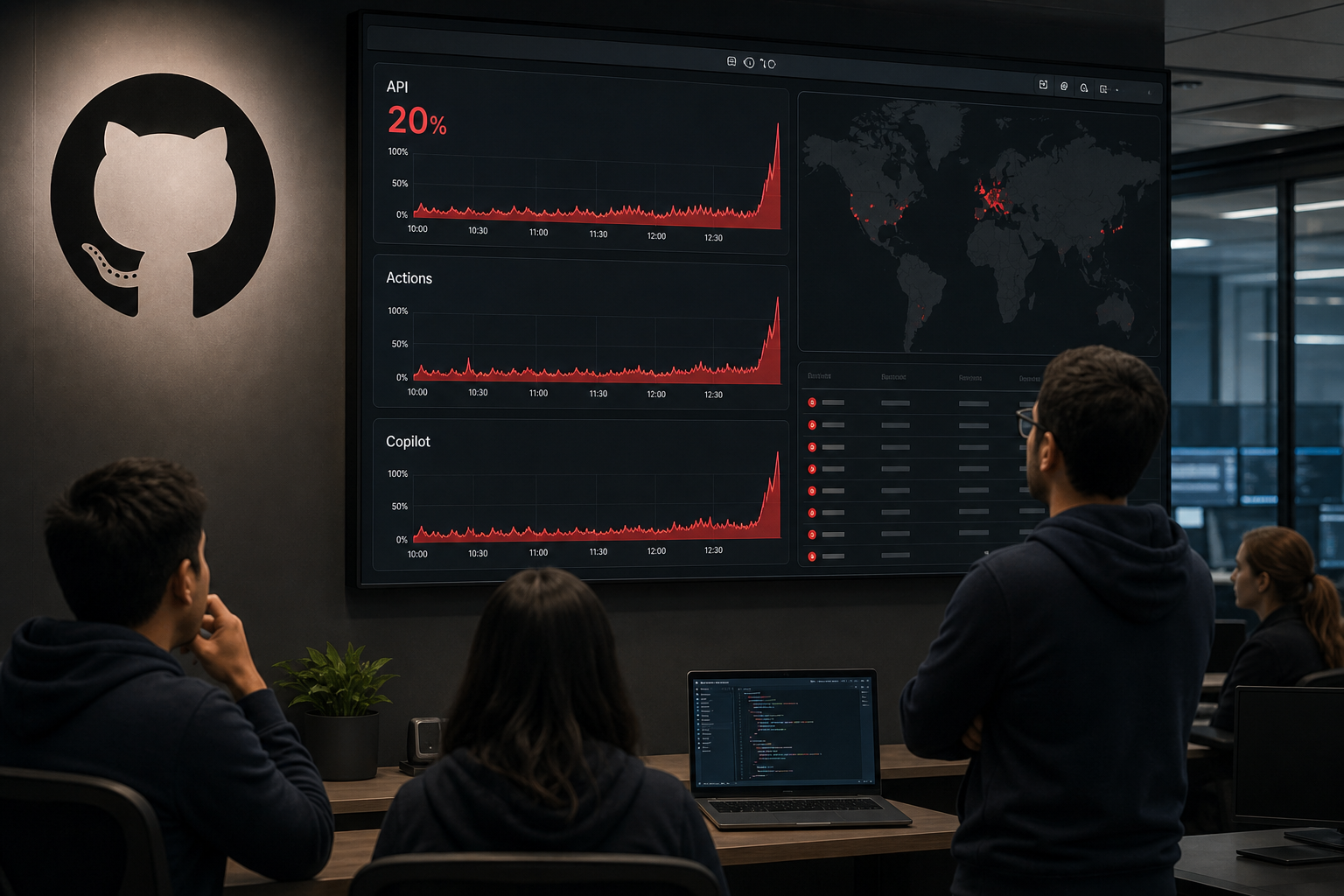GitHub Outage August 17: 20% API Errors, Actions and Copilot Hit