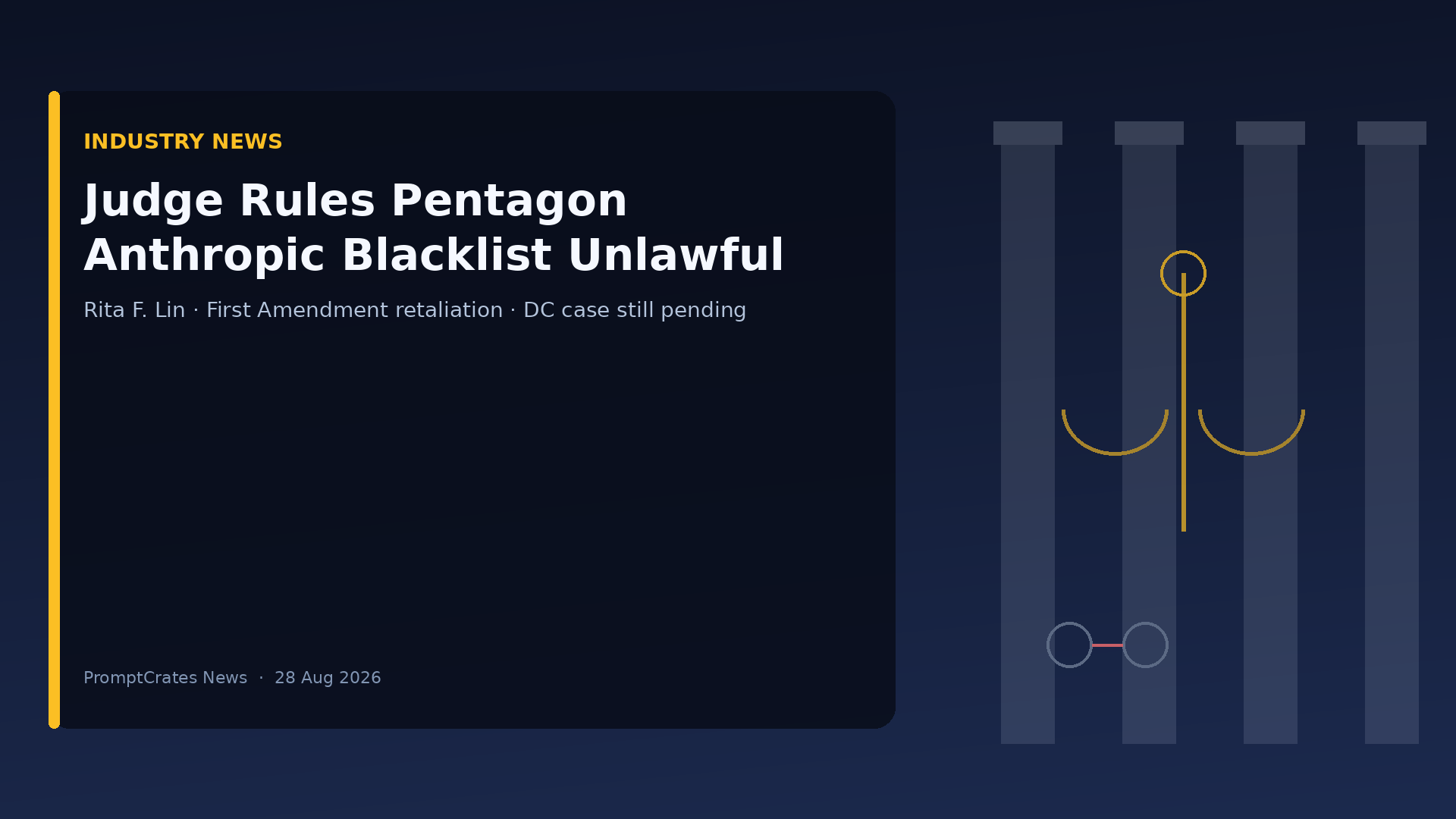 Judge Rules Pentagon Anthropic Supply-Chain Blacklist Unlawful