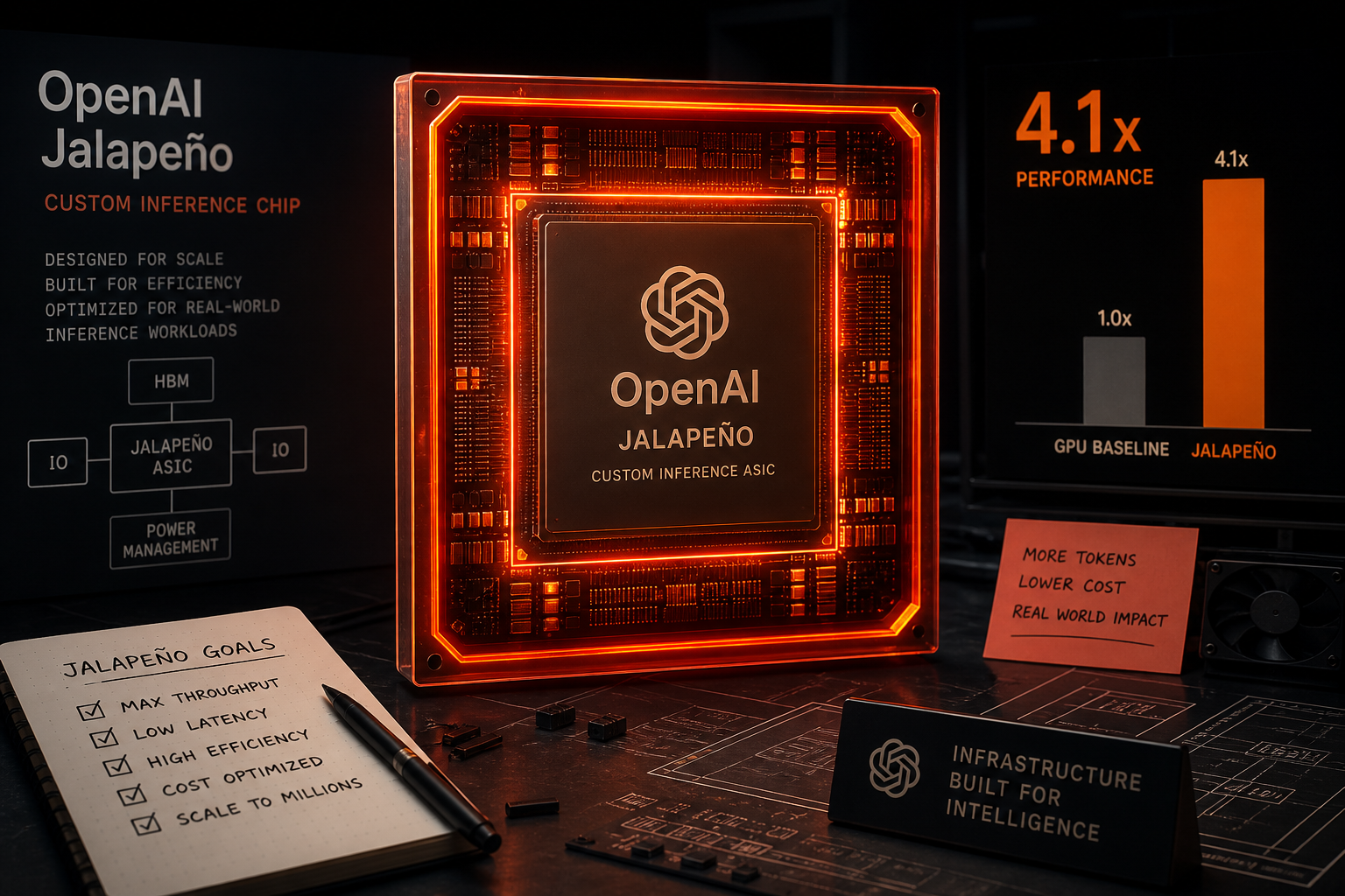 OpenAI Posts Jalapeño InferenceX Benchmarks at Hot Chips