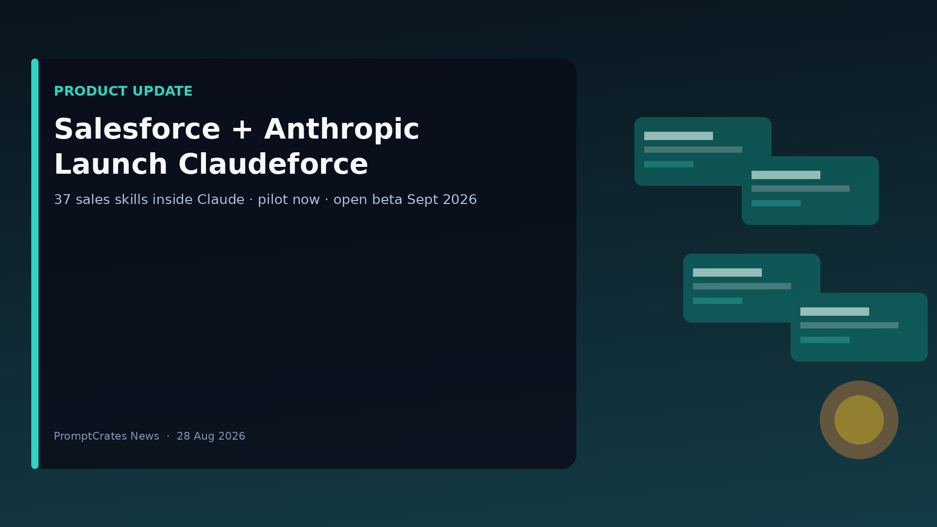 Salesforce and Anthropic Launch Claudeforce CRM Inside Claude