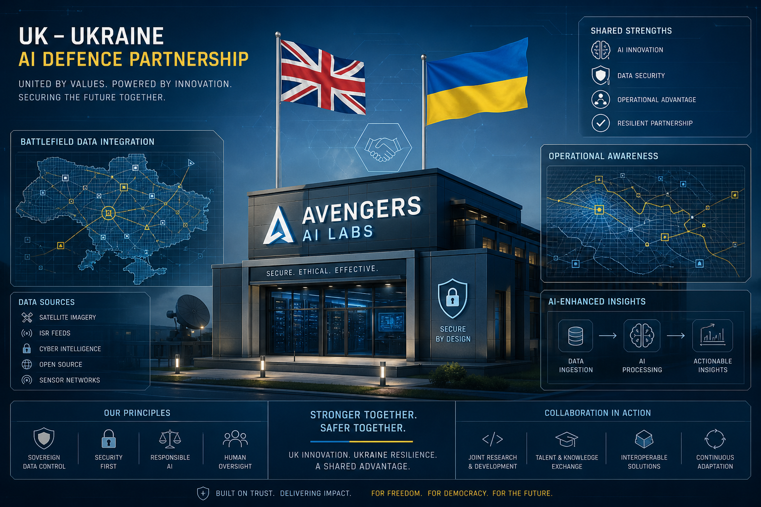 UK and Ukraine Sign Avengers AI Labs Defense Partnership