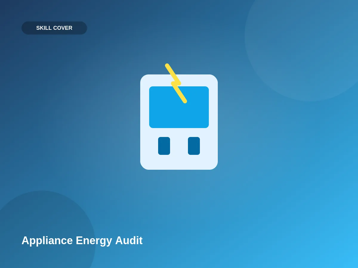 Appliance Energy Audit
