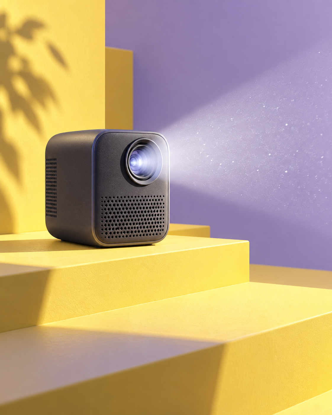 Lemon Lilac Pocket Projector Poster
