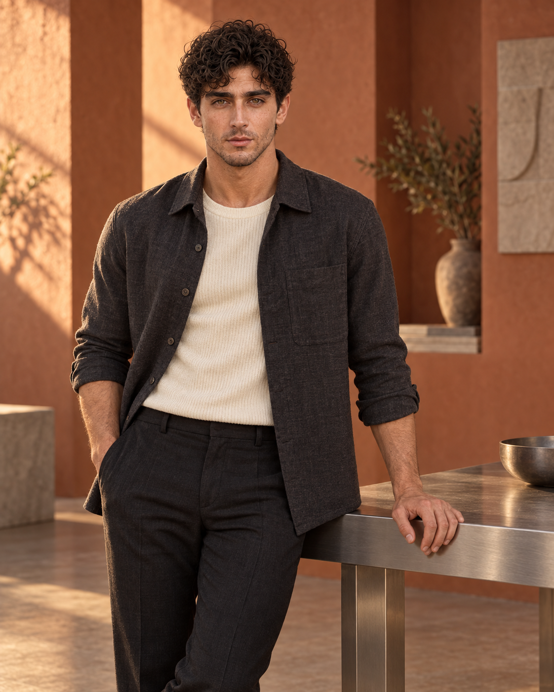 Terracotta Studio Menswear Portrait