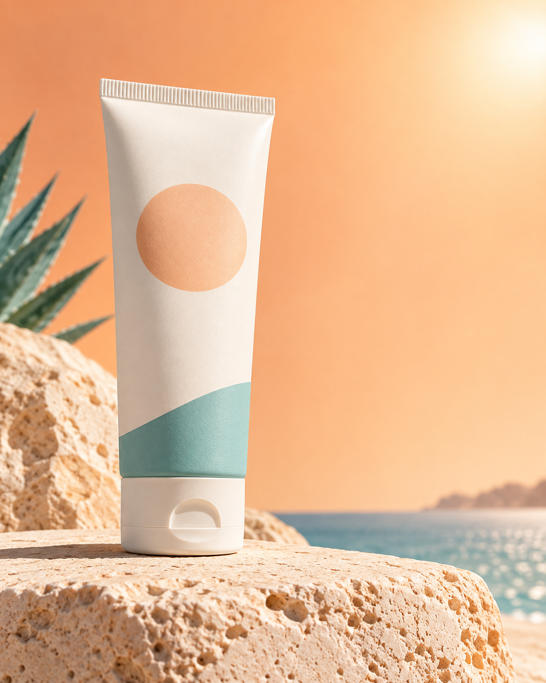Apricot Mineral Sunscreen Poster