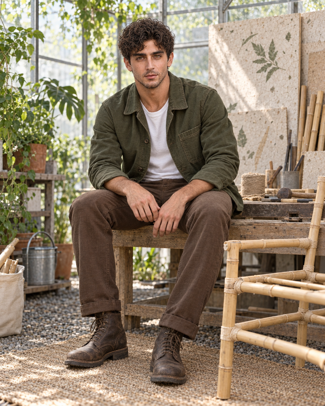 Greenhouse Sustainable Designer Portrait