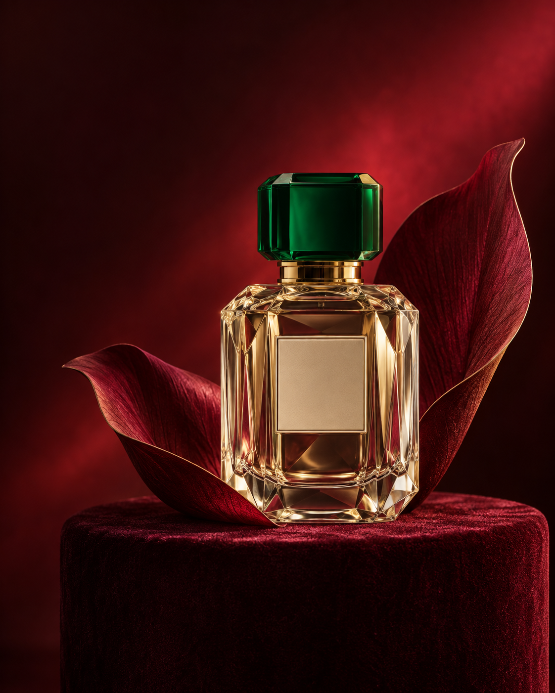 Emerald Burgundy Fragrance Poster