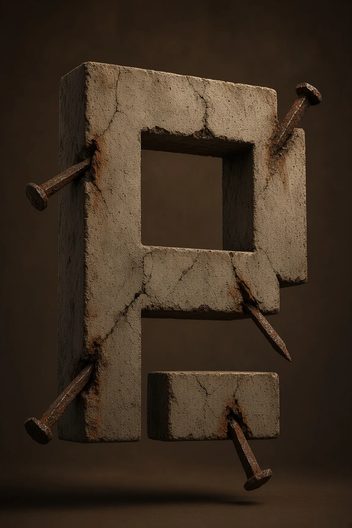 Cement Nail Promptcrates Gothic Emblem
