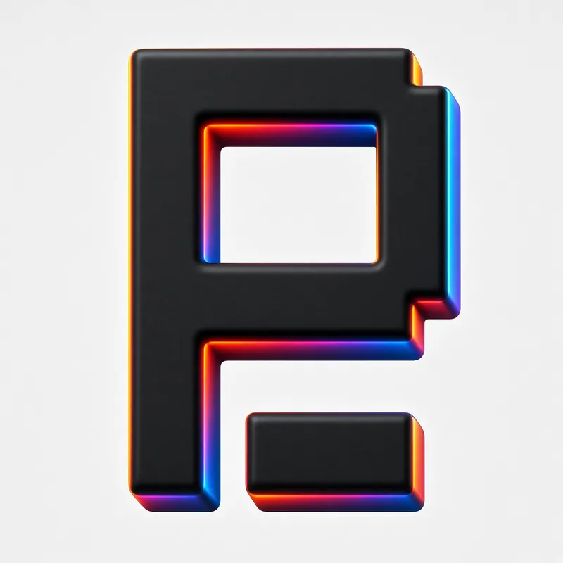 Chromatic Fringe Matte Logo