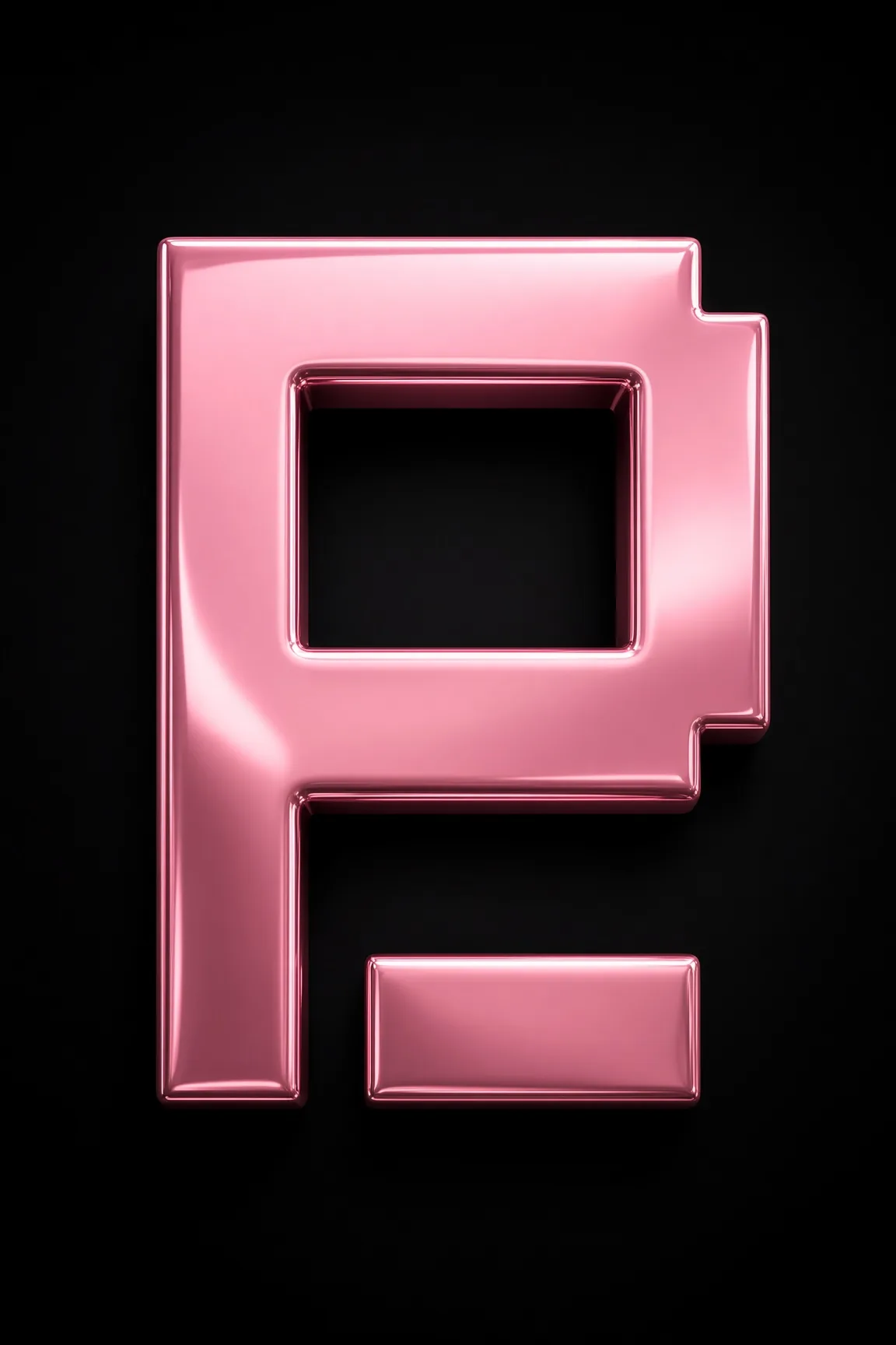 Chrome Pink Gothic Promptcrates Mark