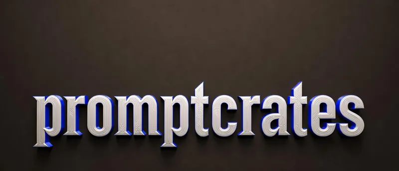 Logo Platinum Sapphire Etched Slab Type