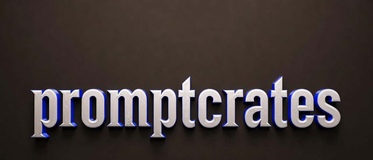 Logo Platinum Sapphire Etched Slab Type