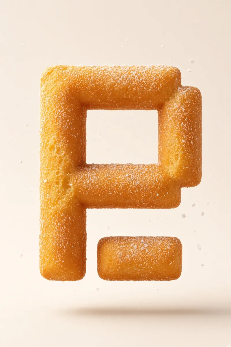 Logo Powdered Sugar Donut