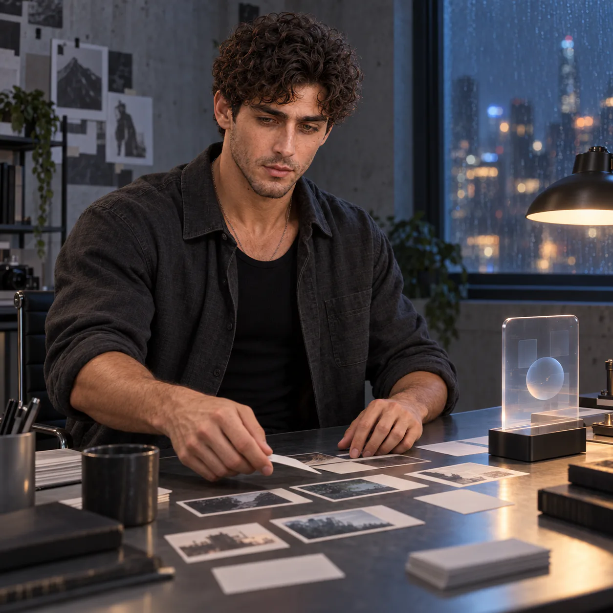 Midnight Agent Desk Portrait