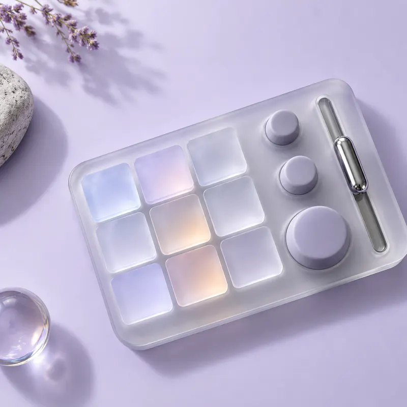 Frosted Glass Control Surface Photoshoot