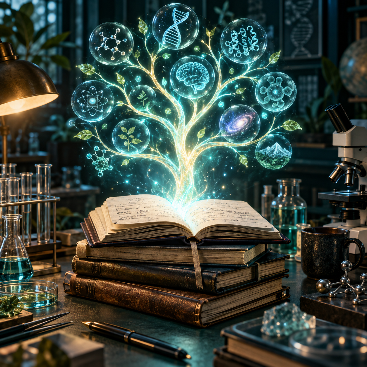Scientific Discovery Research Tree Poster
