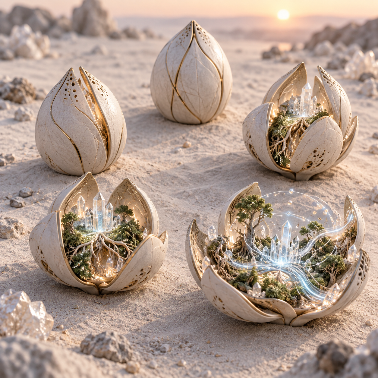 Ceramic Seed Pod Ecosystem Campaign