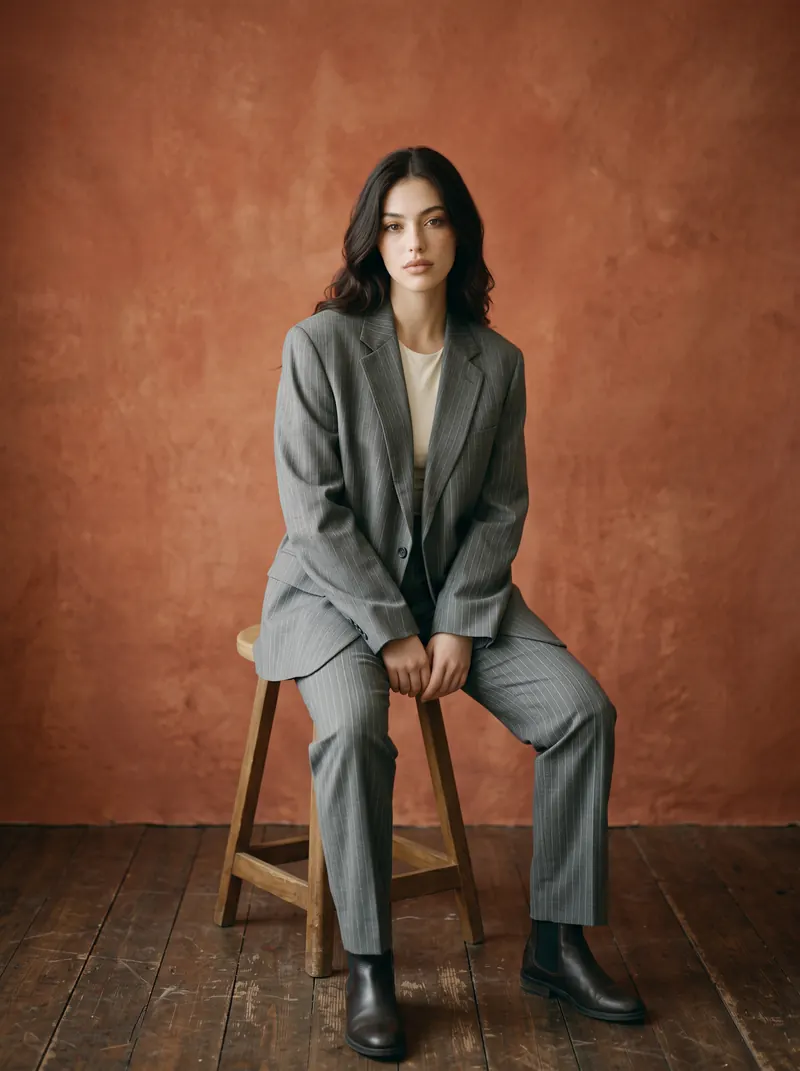 Women Studio Potrait Elegant - AI Prompt