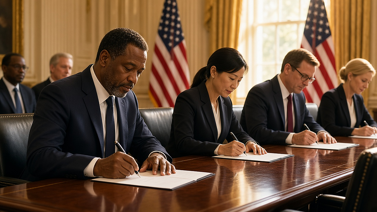 White House Super Intelligence Accord Signed by AI CEOs