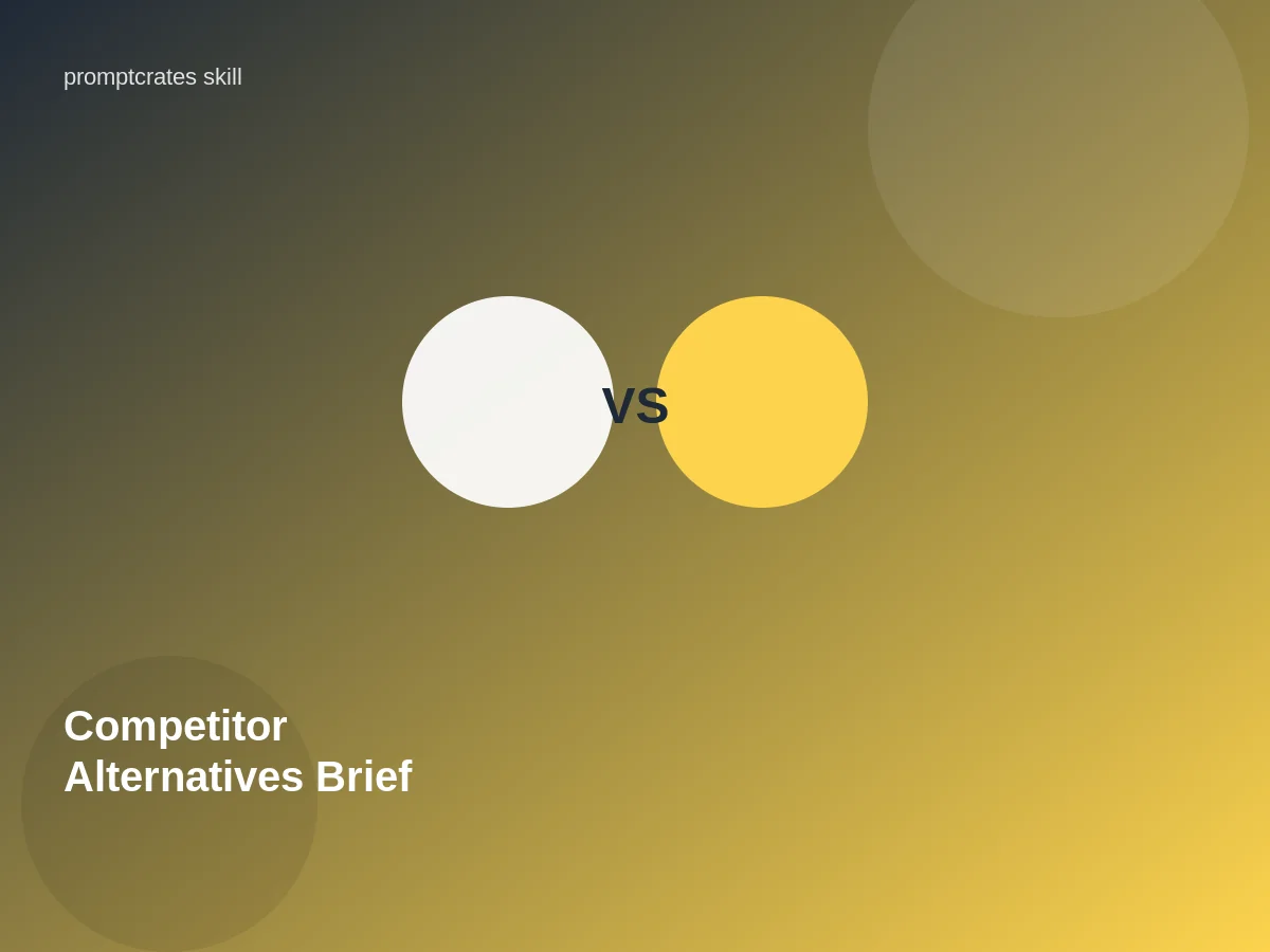 Competitor Alternatives Brief