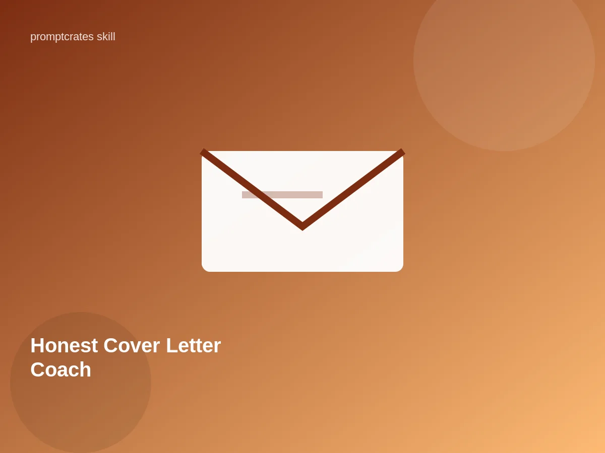 Honest Cover Letter Coach