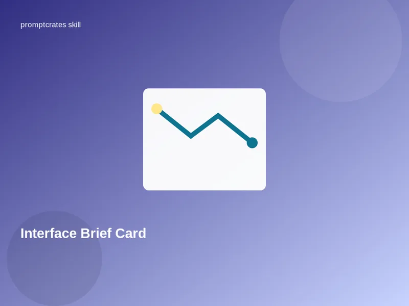 Interface Brief Card