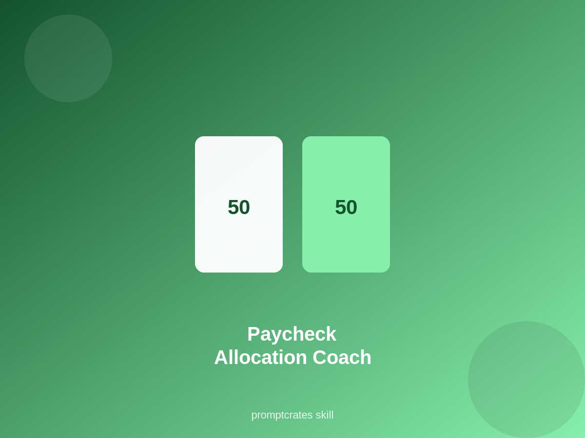Paycheck Allocation Coach