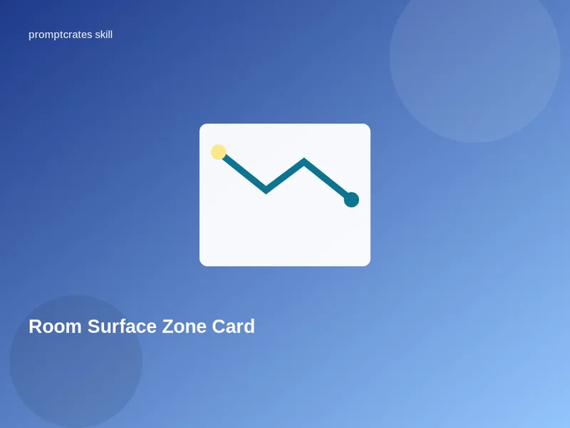 Room Surface Zone Card