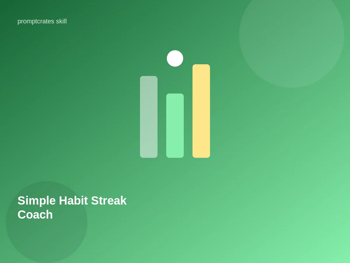 Simple Habit Streak Coach