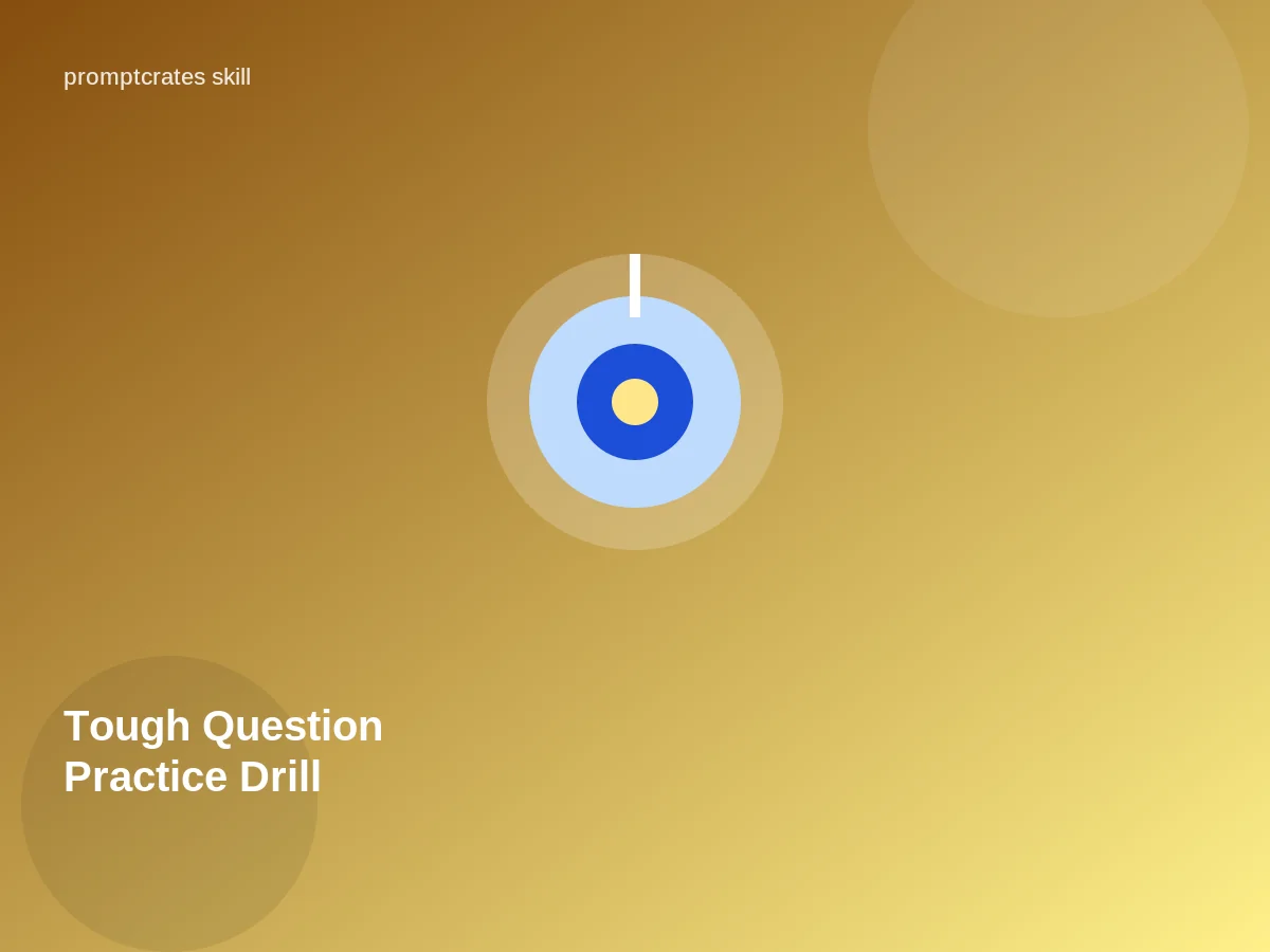 Tough Question Practice Drill