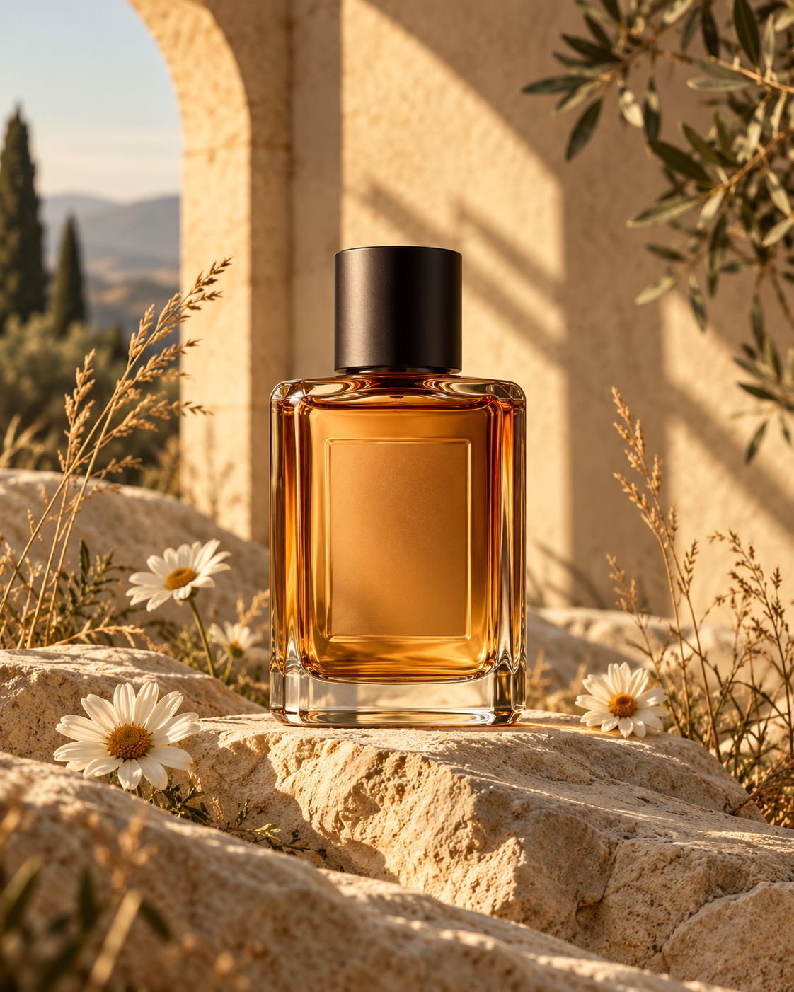 Daisy Sandstone Perfume Poster