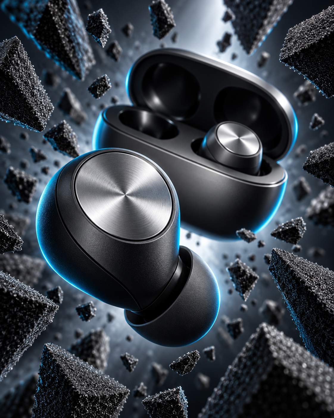 Acoustic Foam Earbuds Poster