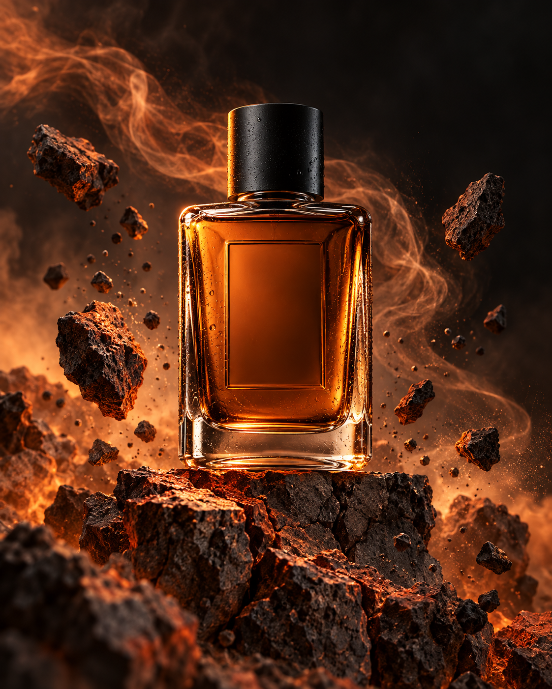 Volcanic Amber Perfume Poster