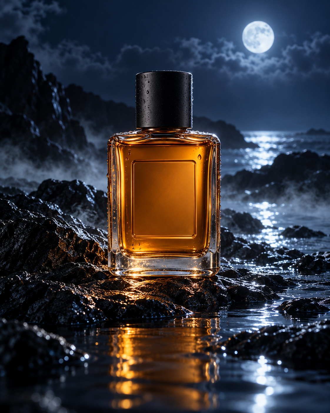 Moonlit Rock Perfume Poster